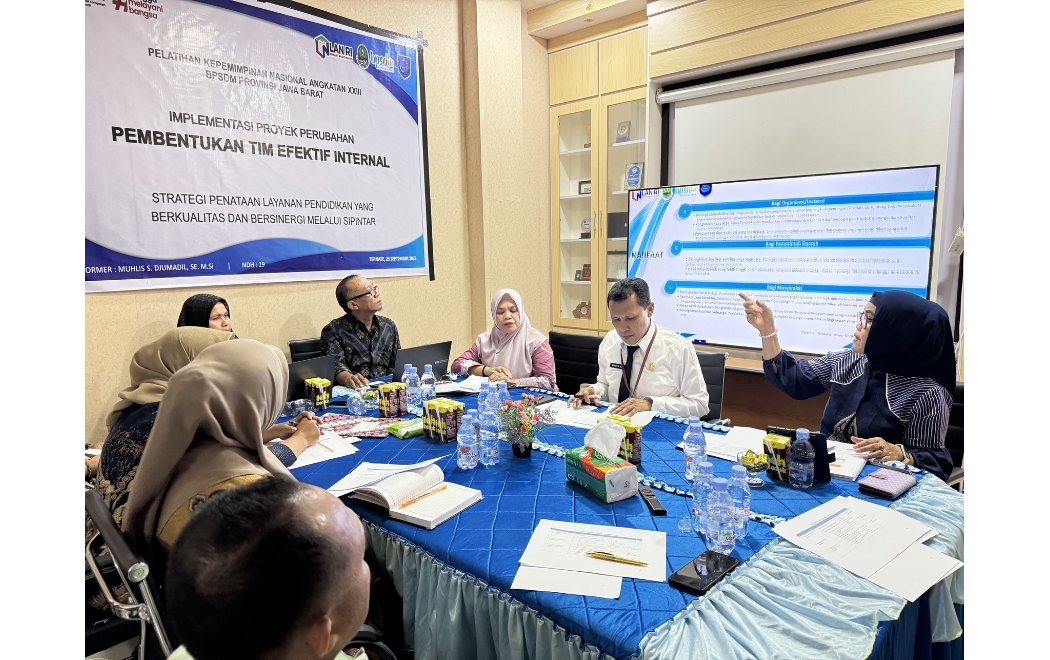 Pembentukan Terbentuknya Tim Efektif Internal SIPINTAR